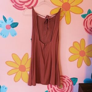 Urban Outfitters tie back mauve~pink dress size 8